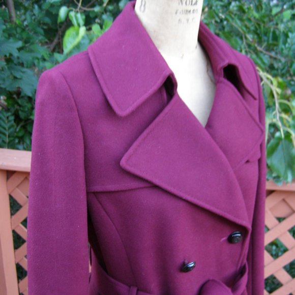 NEW size 8 Stunning VIA SPIGA short Dressy Coat w/Belt - Picture 8 of 15